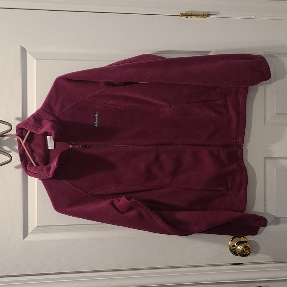 Purple Columbia zip up jacket